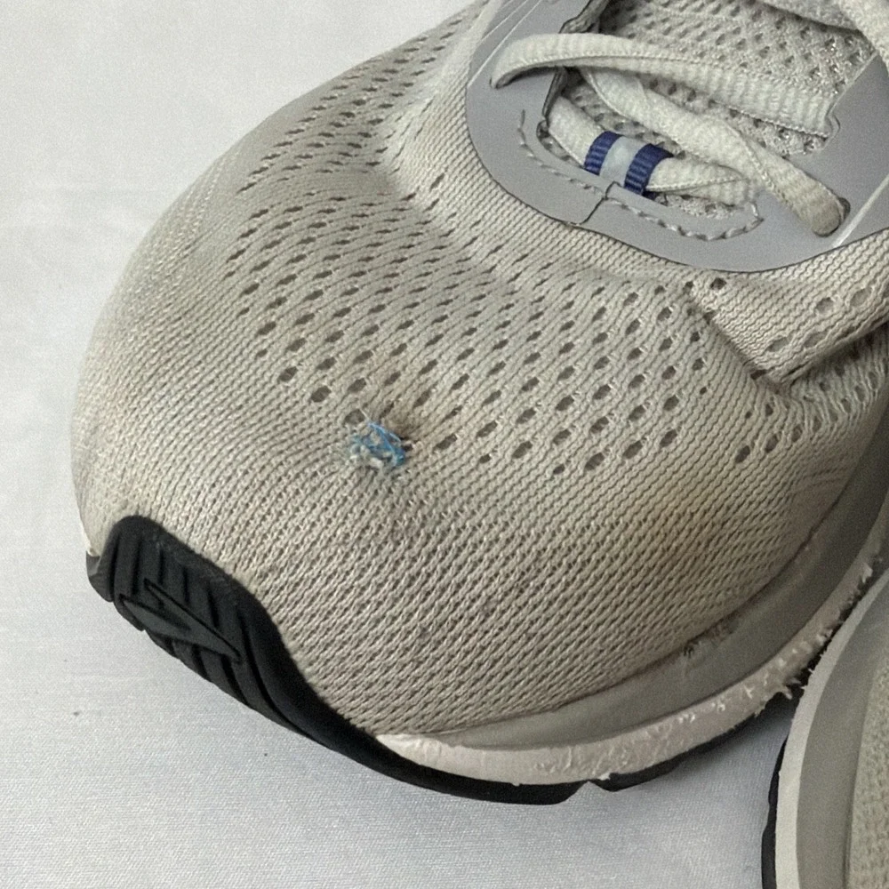 Brooks Addiction 14 1203061D077 Gray and Blue Running Sneakers Women's 10 D Wide